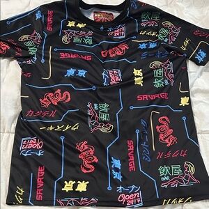 Salvage Tokyo Graphic Tee - Black